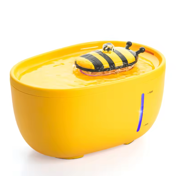 2L bee shaped USB silent cat fountain automatic circulation pet cat and dog water dispenser