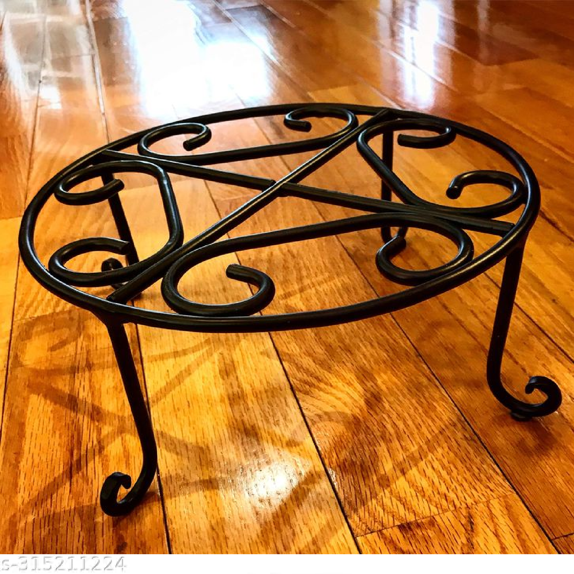 YELLOW ARTS WORK Round Garden Plant Stand Holder Hot Pot Trivet Handmade Square Round Trivet for Kitchen Table Dinning Table At Wholesale Price