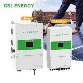 New Product GSL Split Phase Pure Sine Wave 48VDC 3Kw 5Kw 8Kw Hybrid Inverter For Solar Storage