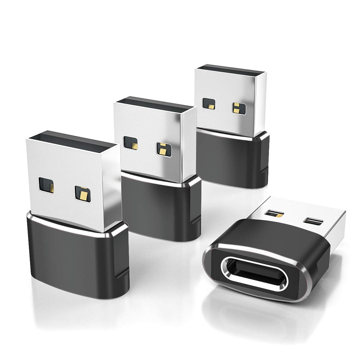 Schitec wholesales USB to USB C Adapter multi color Type C Female to A Male Charger Converter for type c mobile device