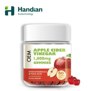 Organic Apple Cider Vinegar Gummy for Detox Weight Management Supplement
