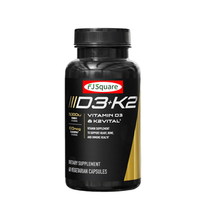 Adult-Specific Vitamin D3 & K2 Softgels & MK7 Capsules Support for Cardiovascular System Food Supplement