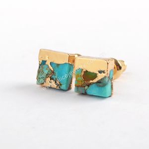 G1648 Unique Natural turquoise jewelry Natural  turquoise earrings for women