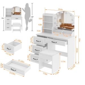 Wholesale OEM ODM dressing table with mirror and one drawer in dressing room makeup dressing table