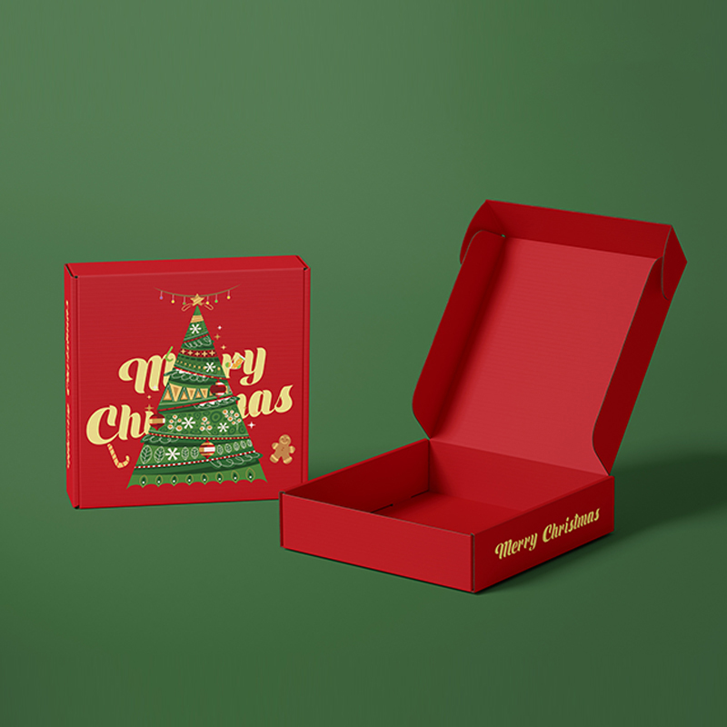 Custom Logo Gift Boxes Coffee Mailer Paper Boxes Corrugated Shipping Packaging Mailer Box