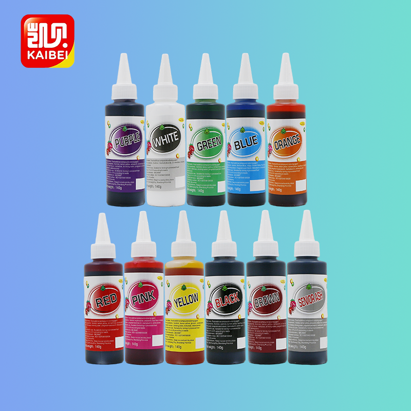 Customized 11-color set liquid food coloring  edible pigment for bakery