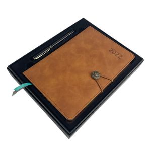 Wholesale School Customize Logo Printing Hardcover Diary Gift Set Journal Notebooks For Business
