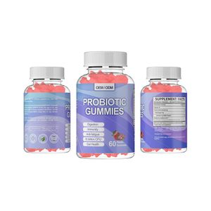 2024 hot selling strawberry flavor probiotics and gut health  for women Digestive Immunity Support probiotic gummies