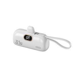 Factory Wholesale Mini capsule Power Bank 5000mAh PD 20W & QC 22.5W Fast Charging support OEM/ODM