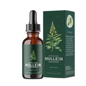 Lungs Mullein Leaf Extract Support Lung Cleanse Respiratory Function for Healthy Breathing Natural Supplement Tincture Drops