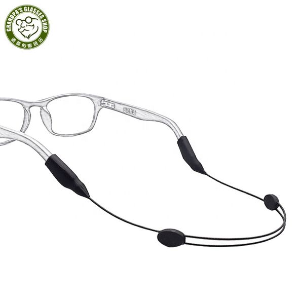 Wholesale Adjustable Superfine Soft Silicone Sunglasses Rope Safety Sports Fixing Belt Anti-slip Eyeglasses Reading Glasses Cord