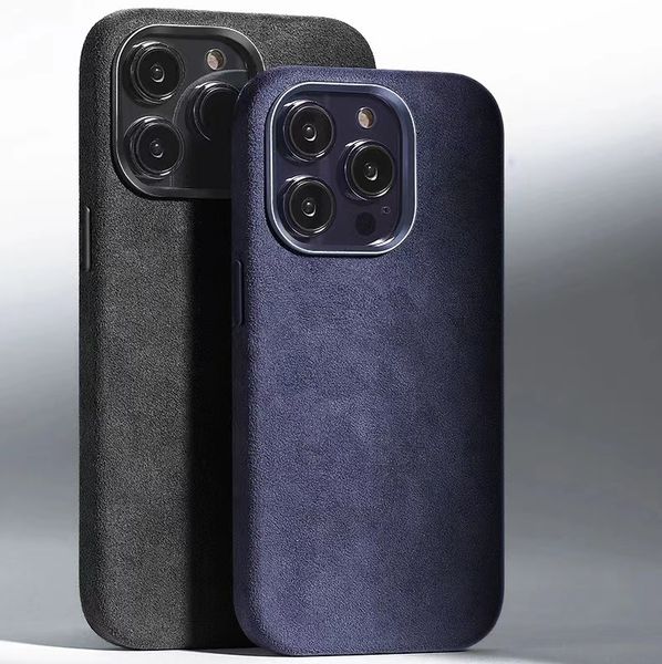 Premium Quality Custom Leather Mobile Phone Case with Strong Magnetic for iPhone all series