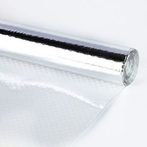 House Wrap Foil Insulation Aluminum Foil Laminated Woven Fabric Roof Insulation Material