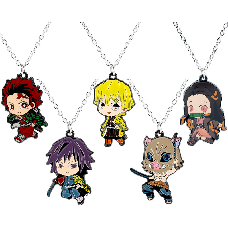 Shijiazhuang Beiman Trading Co., Ltd. Hot Selling Anime Cartoon Characters Mi Douzi Pendant Necklace Wholesale Customizable Various Patterns