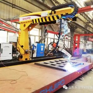 SHUIPO industrial robotic welding h beam steel structure warehouse fabrication in sheet metal fabrication