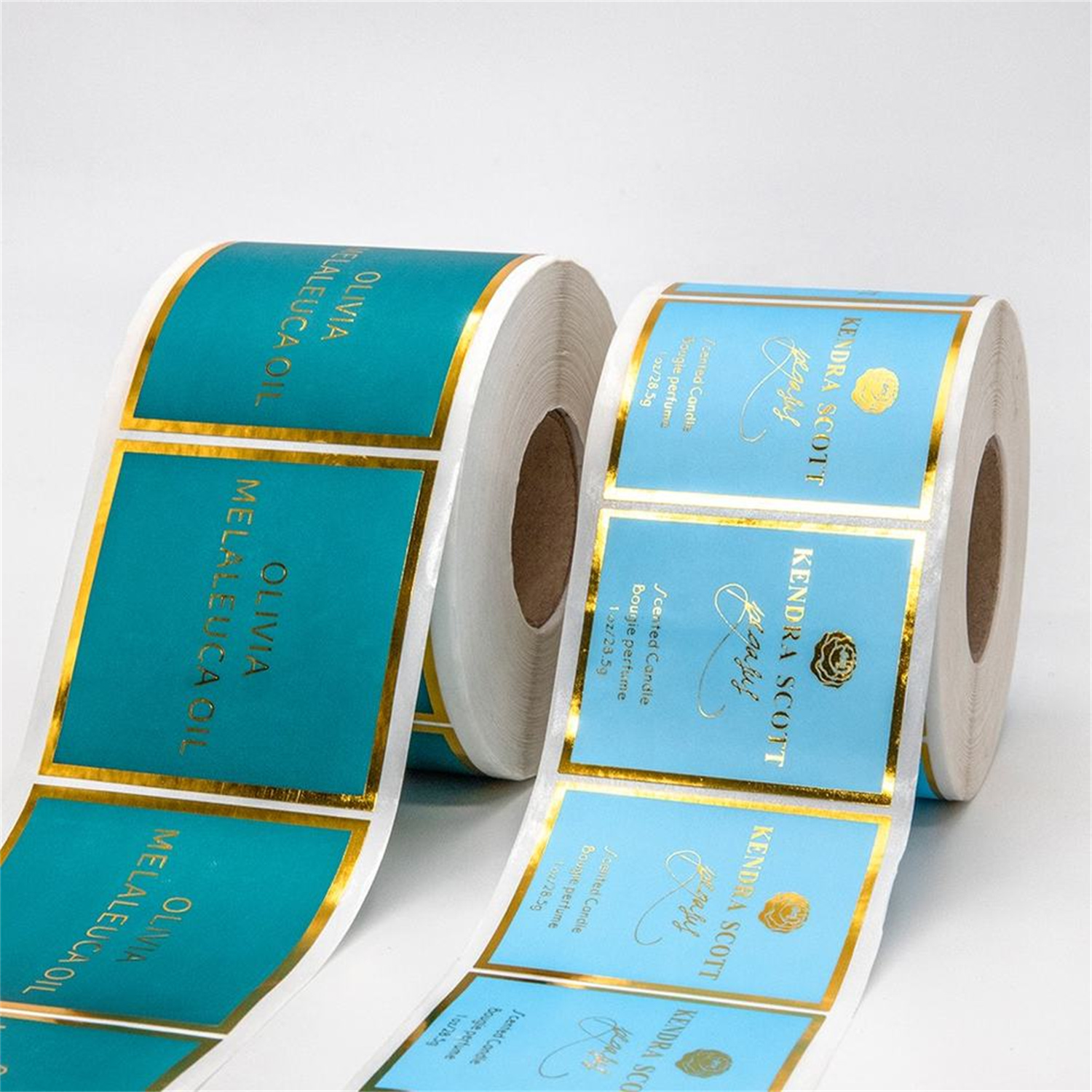 Customized Waterproof Golden Polycar bonate Peptide Vial Packaging And Labels