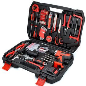 New household electric drill 129 pieces of hardware combination tools electrical maintenance toolbox tool set