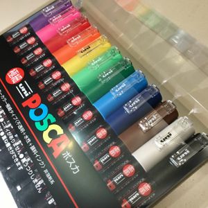 Posca Paint Markers, 1M Posca Markers Set with Extra Fine Tips of Acrylic Paint Pens Posca Pens for Art Supplies, Art Markers