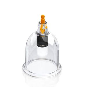 Traditional Chinese Medical Single Hijama Cupping Cups Body Massage Therapy Cupping Jar Disposable Single Plastic Cupping Cup
