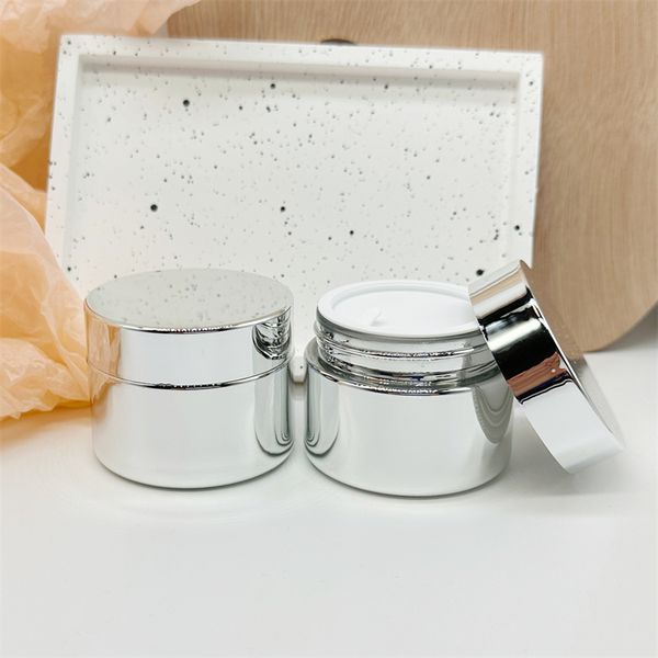 30g 50g gold silver electroplate glass body Glass Cream Lotion Cosmetic glass Jar