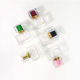 wholesale high quality 30ml 50ml 100ml beautiful baby perfume glass bottles unisex with Zinc alloy caps
