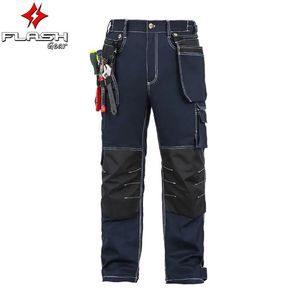 "New Mens Durable 100% Cotton Multi Pocket Work Trousers Overall Uniform Wear Construction Mechanics & Industrial Use