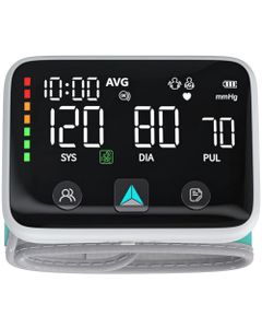 Portable  Automatic LED Display Smart Sphygmomanometer Rechargeable Digital Wrist Blood Pressure Monitor BP