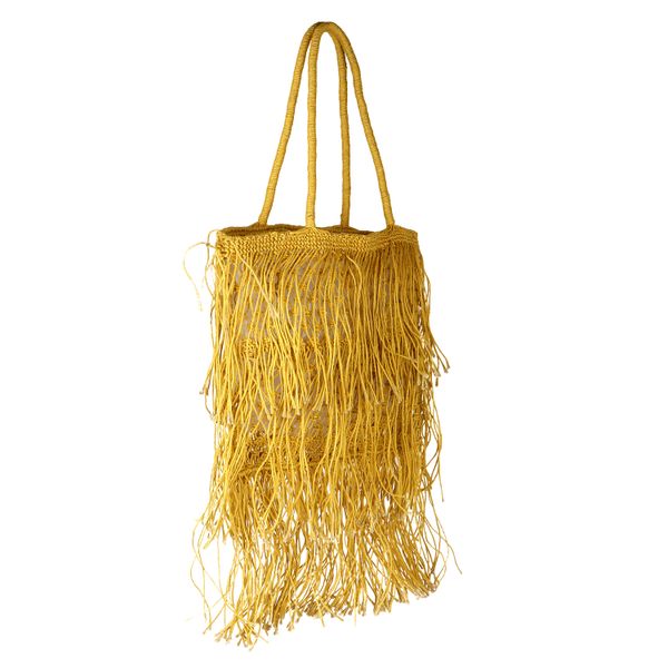 High Fashion Women's Handmade Jute  Tote Bag Eco-Friendly Summer Beach Travel & Shopping Custom Logo Wholesale