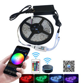 Smart home led strip christmas decoration lights WIFI wireless remote control 12v RGB strip lights