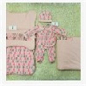 2023 Spring and Autumn New  Baby Classic romper+ Hat +Bib+ sleeping bag+ blanket  5in Set baby kids Wrap Quilt 5-Piece fee