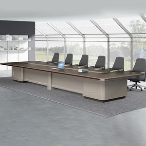 Genova New Model office furniture Wooden Luxury Large boardroom table meeting table modern office conference table