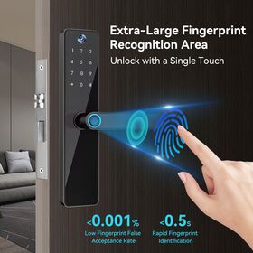 OEM ODM Direct Factory HD Camera 3.5 Inch Screen Household Fingerprint Electronic Smart Lock For Home