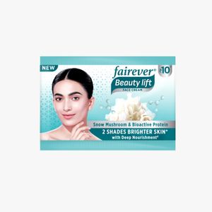 FAIREVER BEAUTY LIFT Face Cream INSTAGLOW Snow Mushroom & Bioactive Protein Brightening Cream Oil Free Fresh Look all day 9G