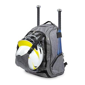 China Supplier Custom Softball Sport Backpack Baseball Gear Backpack with Adjustable Hat Folder