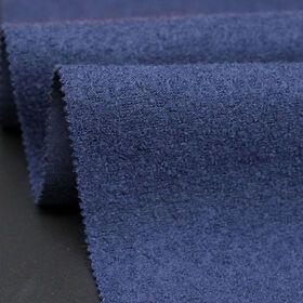 Merino Wool 100%Wool With 100%Cotton Bonded Knit Fabric For Men's Women's Winter Autumn Coat Heavy Jacket