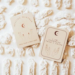Custom Designed 3 Minute Gratitude Mindfulness Card Game for Kids Teaching Children Practice Gratitude Affirmation Custom Logo