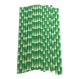Drinking Cocktail Safe Disposable Popular Biodegradable Eco-Friendly Wholesale 6mm*200mm Paper Straw