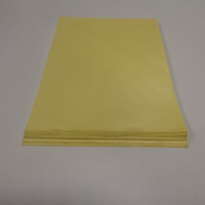85g One sided silicon coated  Yellow/White Glassine Release paper