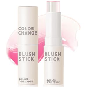 Wholesale Ph Temperature Changing Blush for Cheeks and Lips Balm Color Changing Blush Stick