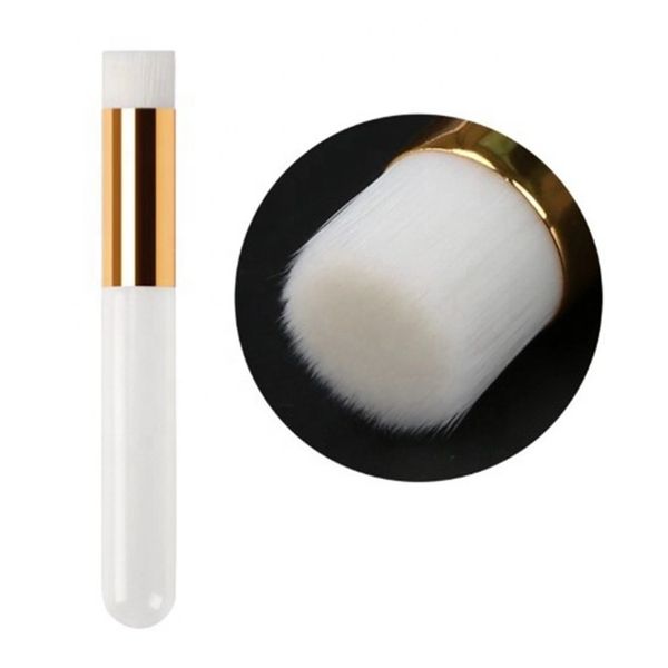Handle Eyelash Extension Cleaning Brush Synthetic Material Concealer and Foundation Cleanser Tool Nose Washing Brush FYD Wood