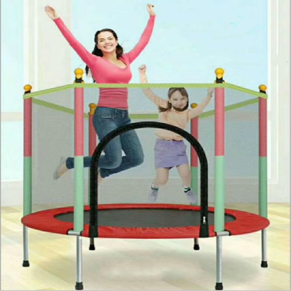 Indoor Child Gymnastic Trampoline Jumping Bed Outdoor Kids And Adult Exercise Fitness Mesh Mini Trampoline park