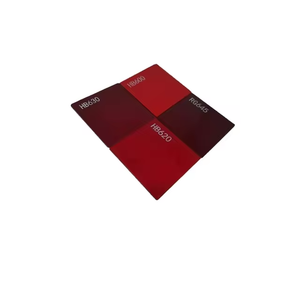 Colorful Optical Filter Red Optical Filter HB600 Red Optical Glass