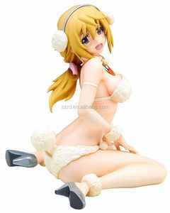 Japanese cartoon girl action figure, 3D cartoon Japanese girl action figure, plastic toy manufacturers custom OEM