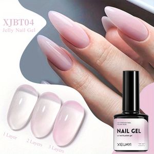 24 Colours Ice Translucent Summer 7.3ml Nail Gel Polish Nude Ice UV Gel Nails Salon Transparent Supplier 04
