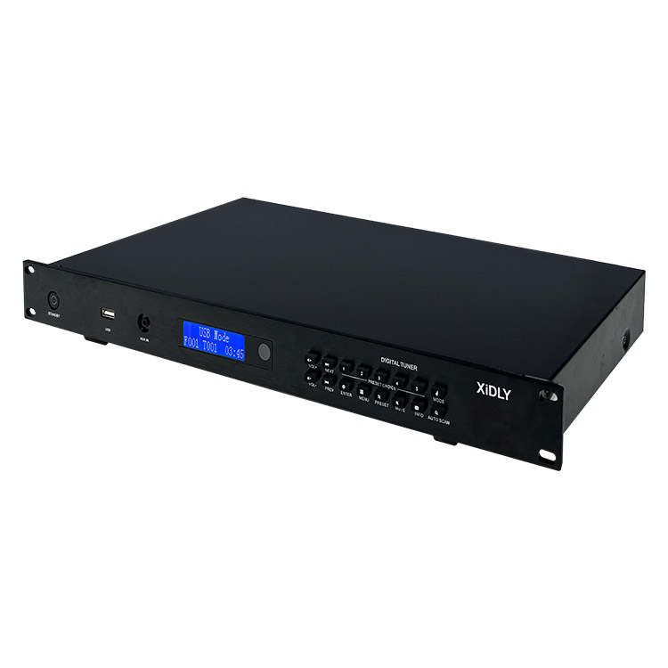 Foshan Xinghongde Technology Co., Ltd. XIDLY 1U Rackmount RDS DAB Digital Radio Fm Tuner Audio Player with USB Blue tooth