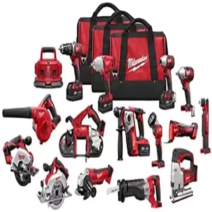 LTEREGEE HARDWARE BEST NEW MilwaukeeS 2695-34 pieces tools combo kits M18 20V Cordless Lithium-Ion Combo Tools Kits ORIGINAL