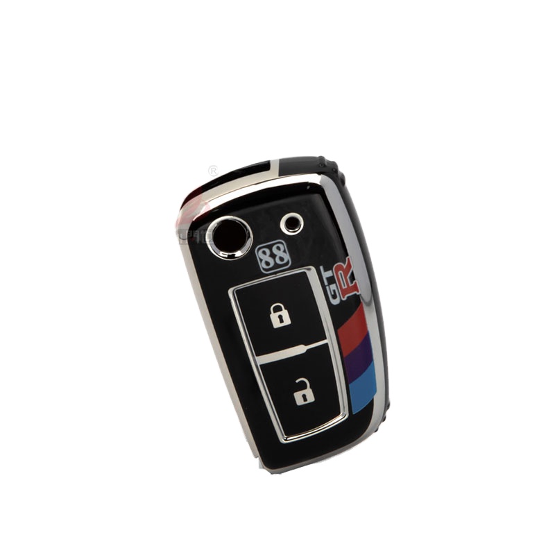 Raoping Shanshi Silicone Technology Co., Ltd. unique design high quality anti-scratch drop-resistant car remote key shells TPU Car Key Cover with key chain for Nissan