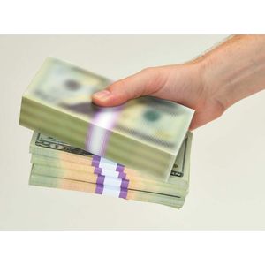 Custom SLA Resin 3D Printing MSCHF Blur $100 USD Art Figure Big Blur Dollar Stack Resin Molds Blurry Currency