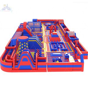 Custom Kids Bounce House Largest Playground Games Inflatable Theme Park