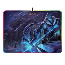 Mouse pad with light, Luxury aluminum mouse pad with LED and USB